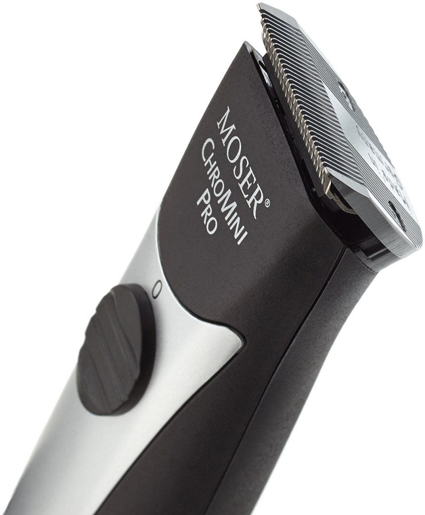 Moser Hair trimmer ChroMini Pro, black