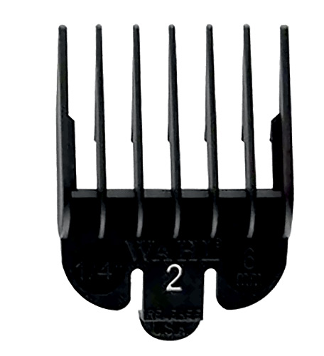 Wahl Attachment comb #2 (6mm) black/насадка #2 6 мм, черная