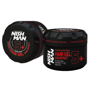 Гель для укладки волос NISHMAN Ультрафиксация GUM EFFECT 5+, 300 мл