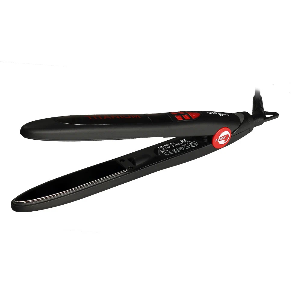 Щипцы -выпрямители TITANIUM MS ionic, c терморег.(120-230 гр) арт.MS109 Titan