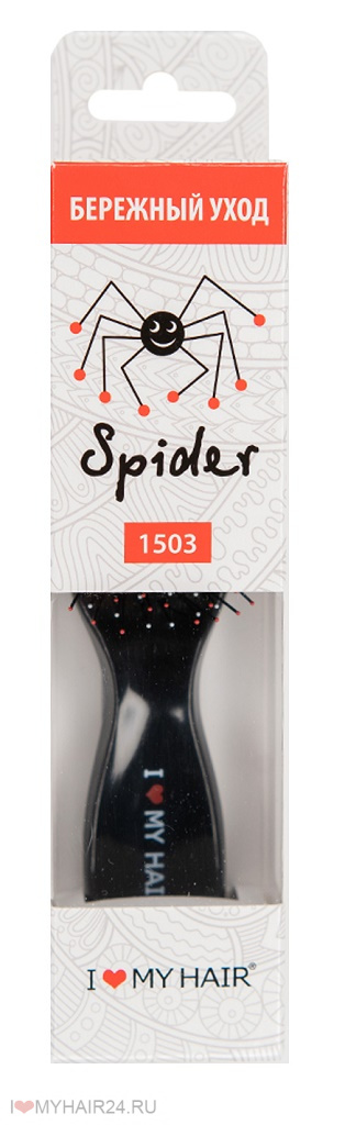 Парикмахерская щетка I LOVE MY HAIR «Spider» 1503 черная S