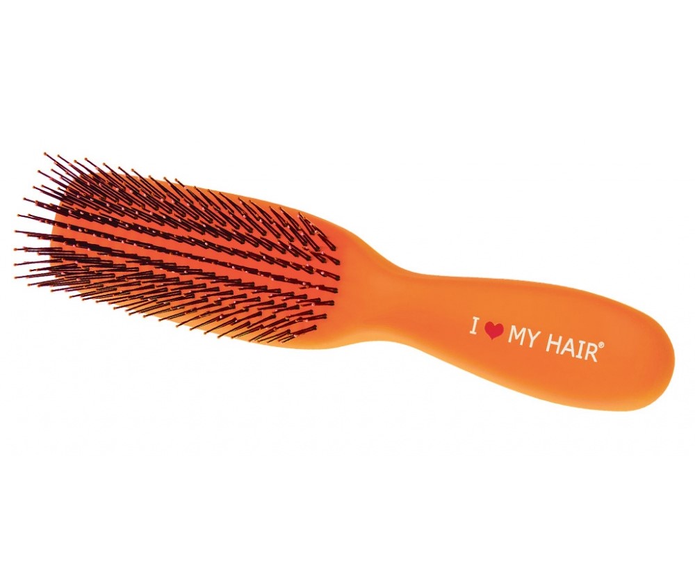 Парикмахерская щетка I LOVE MY HAIR «Spider» в дуп 1503 оранжевая S