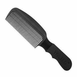 Расческа с ручкой WAHL FLAT TOP, плоская, для стрижки машинкой, черная