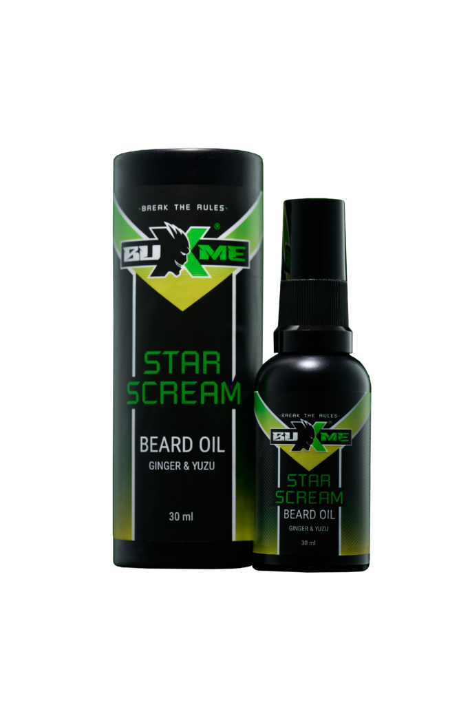 BUXME Масло для бороды и усов аромат имбирь-юзу Звездный Крик/Star Scream 30мл