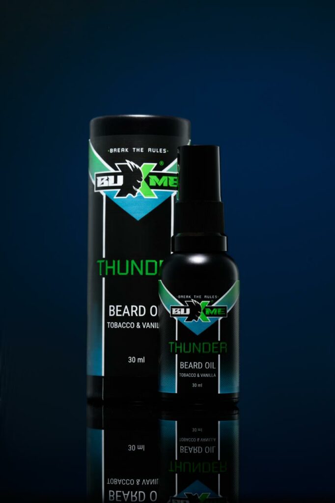 BUXME Масло для бороды и усов аромат табак-ваниль Thunder 30мл