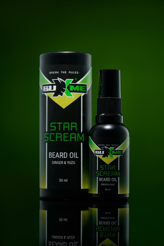 BUXME Масло для бороды и усов аромат имбирь-юзу Звездный Крик/Star Scream 30мл