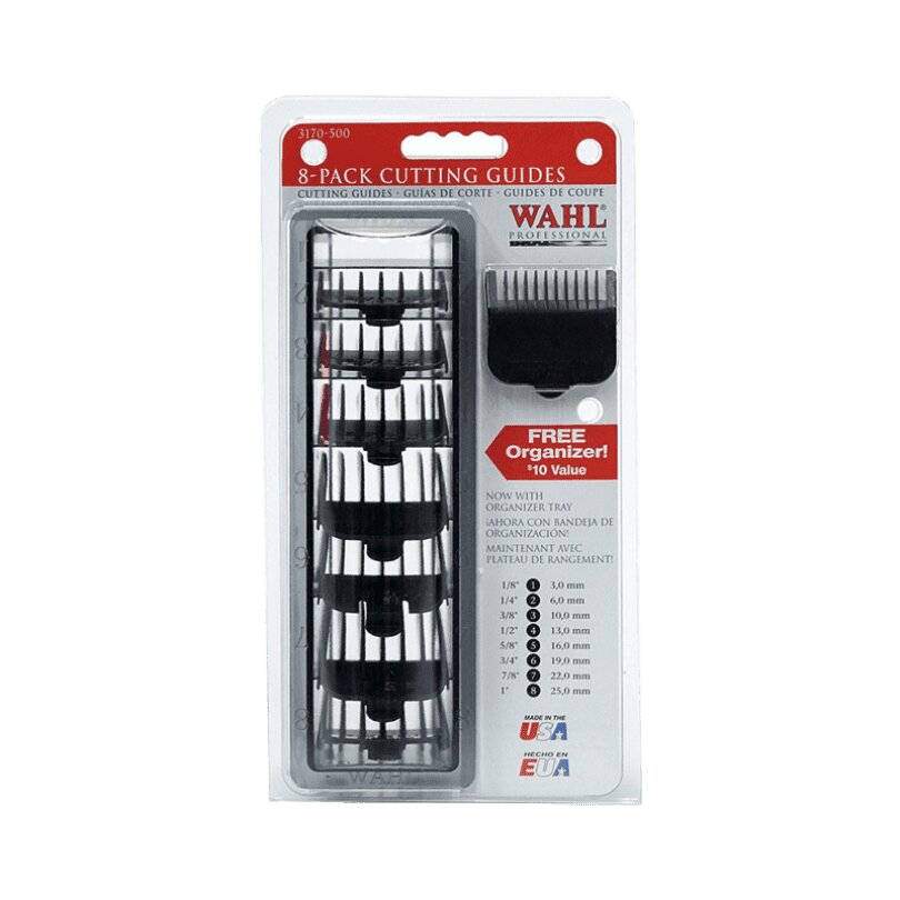 Wahl Attachment comb set # 3-25mm coloured/набор пластиковых насадок # 3-25 мм, цветной