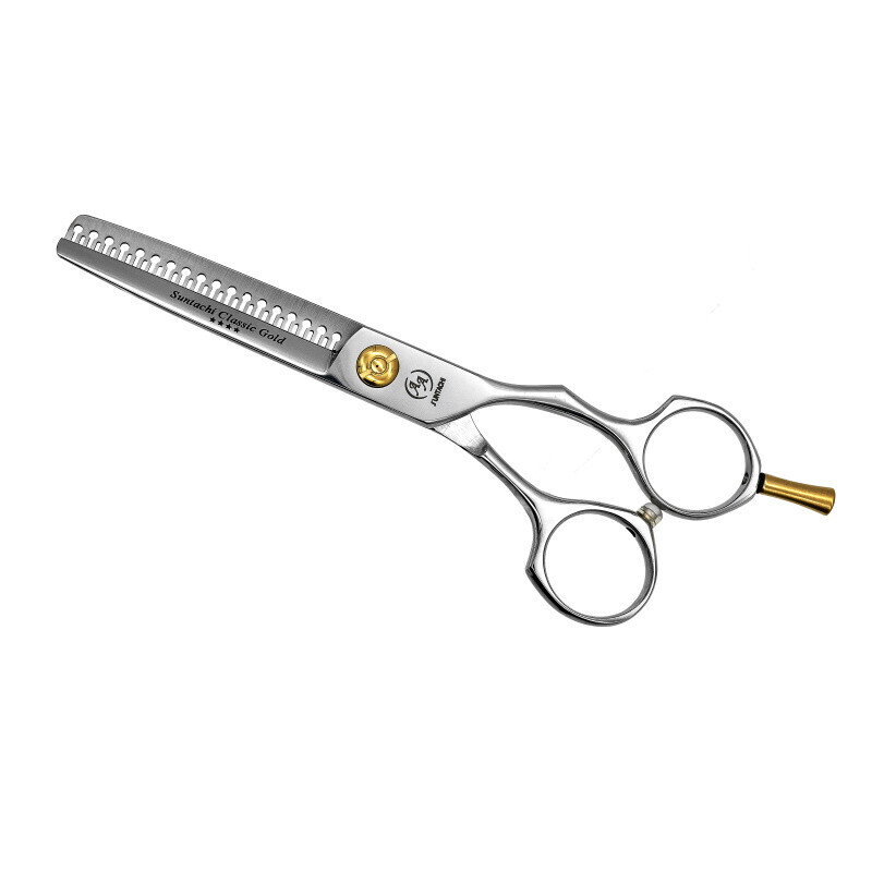 (4 кл.) Ножницы парикм. «Santachi» Classic Gold 5.5