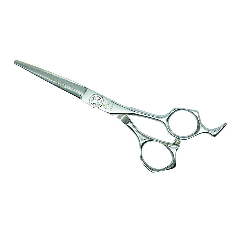 (4 кл.) Ножницы парикм. «Santachi» классика, золото 5.5 (филировочные)